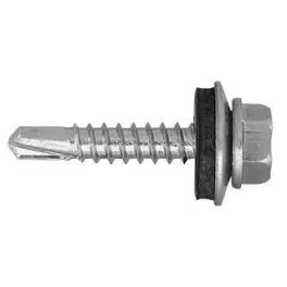   HLF Önmetsző horganyzott lemezcsavar EPDM alátéttel - 6,3x25