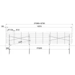 HQ Mount Földre szerelhető 2x22 napelemes tartórendszer 