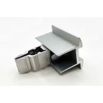 HQ Mount fekete köztes lefogató W40B és BR4/BR6 lapostetős rendszerhez