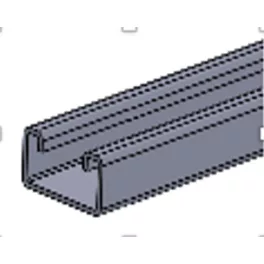   Földi tartószerkezet 41x21 rendszerelem 3252 mm S350GD acél