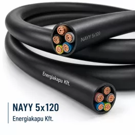 NAYY 5x120mm² aluminmium földkábel