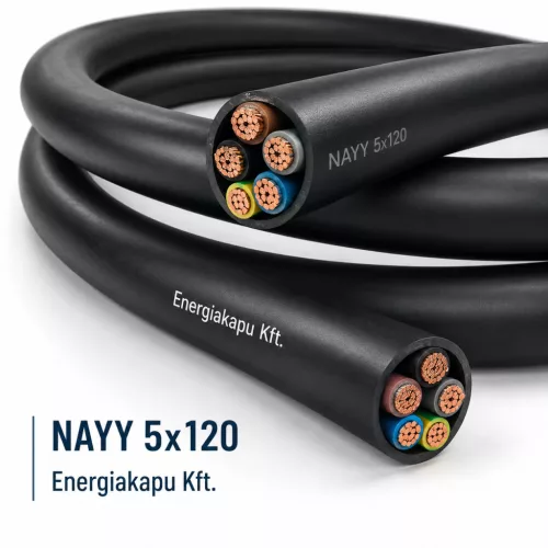 NAYY 5x120mm² aluminmium földkábel