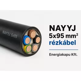 NYYJ 5x95 mm² rézkábel