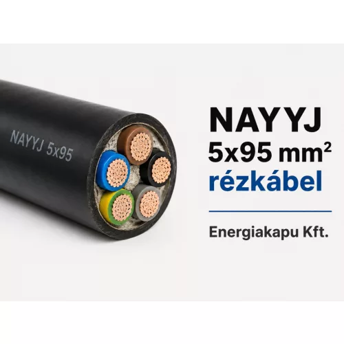 NYYJ 5x95 mm² rézkábel