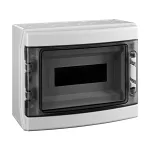 SCHRACK elosztó falon kívüli IP65 12 modulos