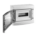 SCHRACK elosztó falon kívüli IP65 12 modulos