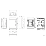 SCHRACK elosztó falon kívüli IP65 4 modulos