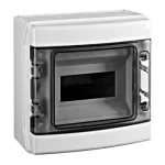 SCHRACK elosztó falon kívüli IP65 8 modulos