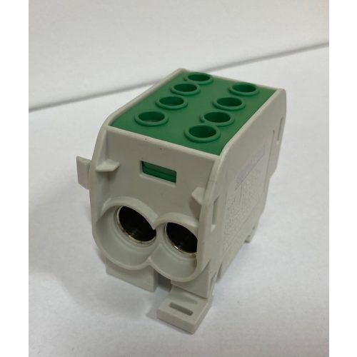 Fővezetéki sorkapocs 2x50 / 1x70 mm2 zöld