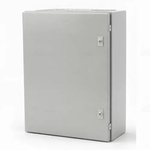 Szekrény fém 600x400x200 IP65 szerelolappal
